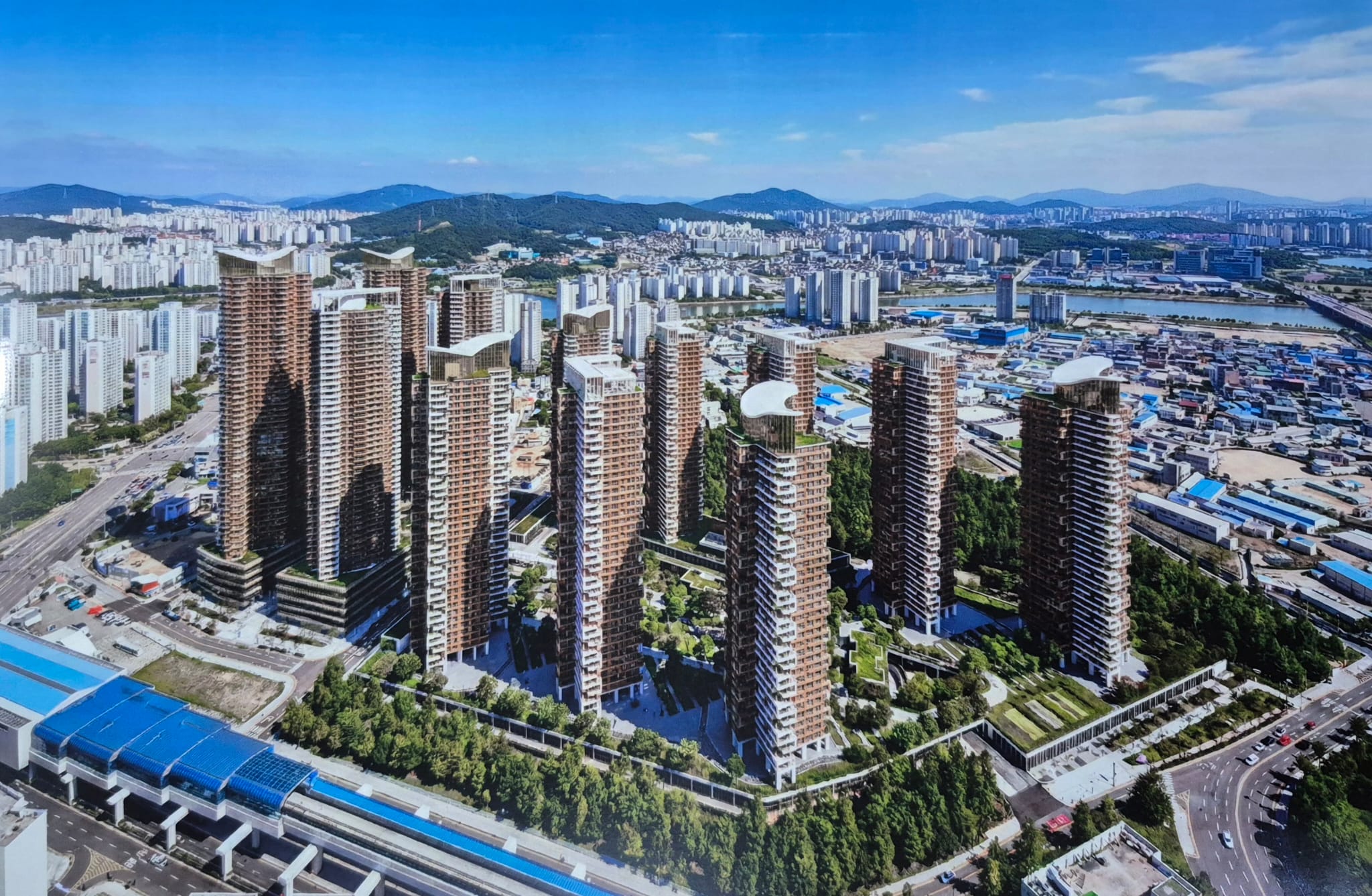 Modern commercial building